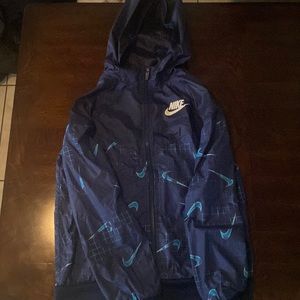 Boys blue Nike windbreaker jacket